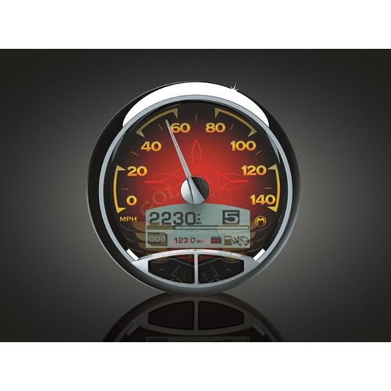 MEDALLION 5 IN GAUGE, CLASSIC RED, 04-UP-MEDALLION 5 IN GAUGE, CLASSIC RED, 04-UP