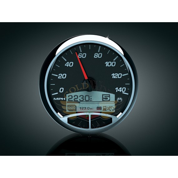 MEDALLION 5 IN GAUGE, RACING BLACK,04-UP-MEDALLION 5 IN GAUGE, RACING BLACK,04-UP