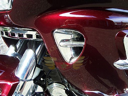 1800 Chrome Raised Fair Intake Grills 