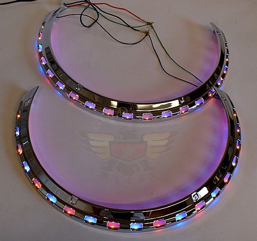 1800 Red, Blue, & Amber LED Light Rings