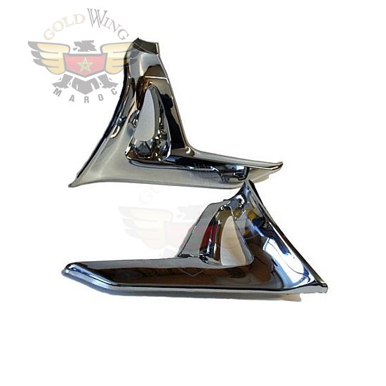 1800 Chrome Saddlebag Scuff Covers