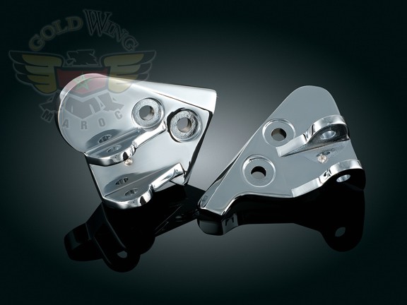 CHROME FOOTPEG MOUNTS FOR GL1800
