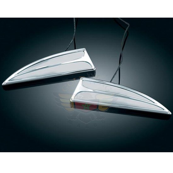 Chromes lumineux latéraux top-case