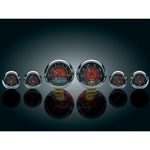 MEDALLION GAUGE KIT, USMC, 04-UP BAGGER-MEDALLION GAUGE KIT, USMC, 04-UP BAGGER