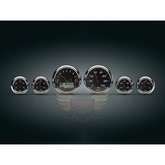 MEDALLION GAUGE KIT, RACING BLACK, 96-03-MEDALLION GAUGE KIT, RACING BLACK, 96-03