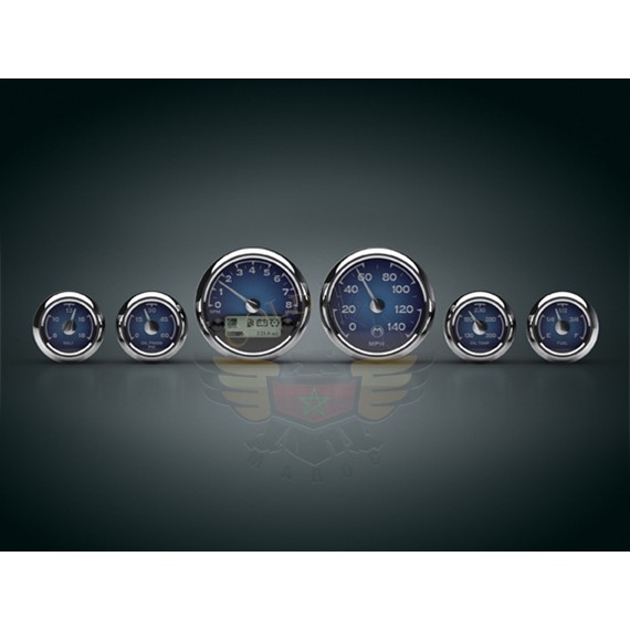 MEDALLION GAUGE KIT, CLASSIC BLUE, 96-03-MEDALLION GAUGE KIT, CLASSIC BLUE, 96-03