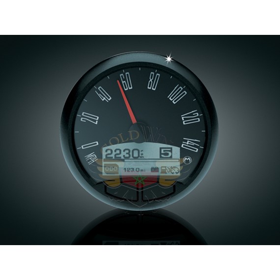 MEDALLION 5 IN GAUGE, JUST BLACK, 96-03-MEDALLION 5 IN GAUGE, JUST BLACK, 96-03