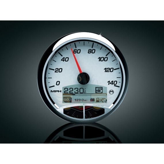 MEDALLION 5 IN GAUGE, RACING WHITE,96-03-MEDALLION 5 IN GAUGE, RACING WHITE,96-03