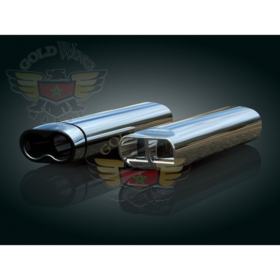 BEAST OVAL MUFFLER W/MEGATONE TIPS