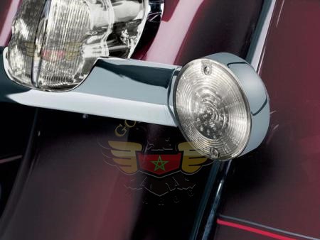 "REAR LED T.S. CONV. - 3-1/4"" FLAT - SMOKE LENS"