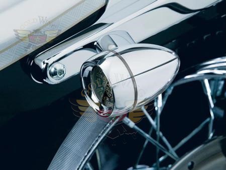 REAR LED T.S. CONV. - NEW BULLET - SMOKE LENS