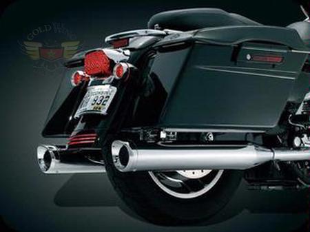 CRUSHER MUFFLERS W/SLIP STREAM TIP, '95-UP TOURING