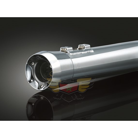 CRUSHER MUFFLERS W/TRIDENT TIP, 