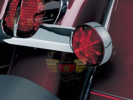 "REAR LED T.S. CONV. - 3-1/4"" FLAT - RED LENS"