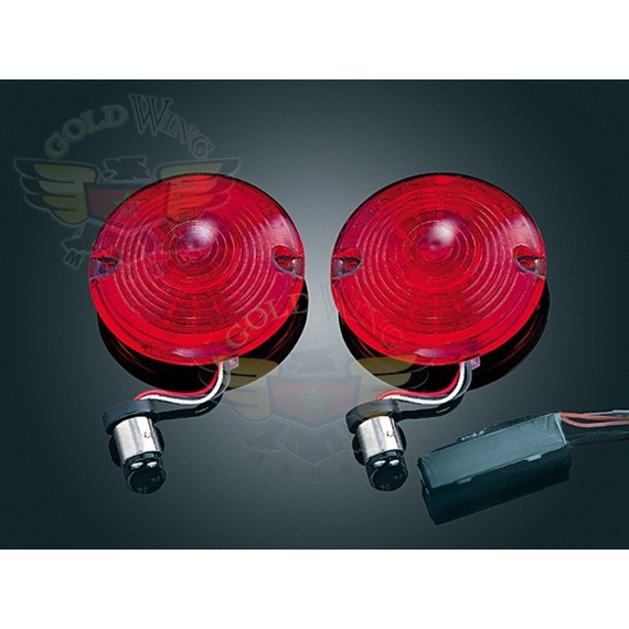 *RED 3 1/4 TURN SIGNAL LENS
