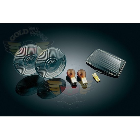 FRONT SMOKE LENS KIT FOR DRESSER/ROAD KING/HERITAGE