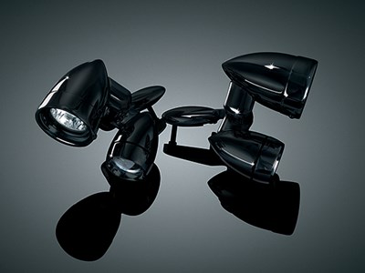 DRIVING LIGHTS FOR ROAD GLIDE, BLACK 5052