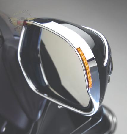 LED VISORED MIRROR TRIM