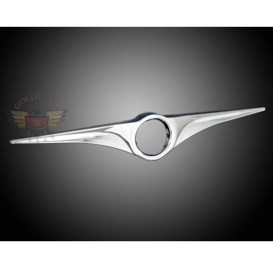 Chrome pour la serrure de top-case.