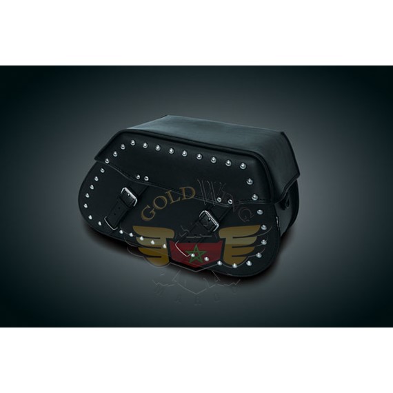 MODEL 102 SADDLEBAGS - STUDDED W/ LOCK-MODEL 102 SADDLEBAGS - STUDDED W/ LOCK