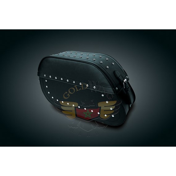 MODEL 104 SADDLEBAGS - STUDDED W/ LOCKS-MODEL 104 SADDLEBAGS - STUDDED W/ LOCKS