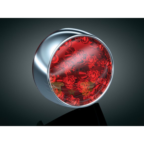 BULLET PANACEA TURN SIGNAL, RED LENS-BULLET PANACEA TURN SIGNAL, RED LENS