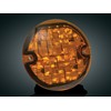 3-1/4 FLAT LED FRONT T-SIG., AMBER LENS