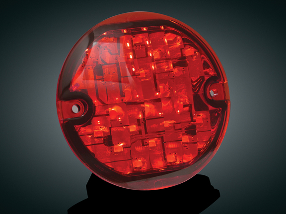 3-1/4 FLAT LED REAR T-SIGNAL, RED LENS
