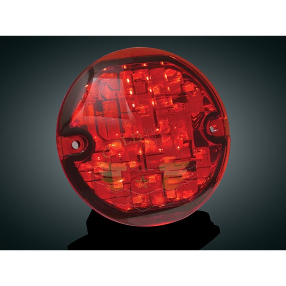 3-1/4 FLAT LED REAR T-SIGNAL, RED LENS-3-1/4 FLAT LED REAR T-SIGNAL, RED LENS