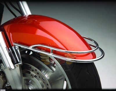 CHROME FRONT FENDER RAIL 55-137