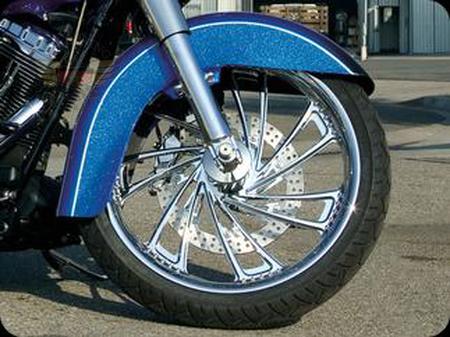 CARTEL CHROME WHEEL KIT, '00-'01 FLH  MODELS