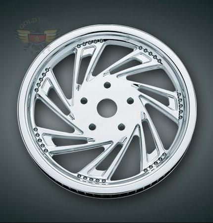 CARTEL CHROME REAR BELT SPROCKET, '04-'06 FLH  MODELS