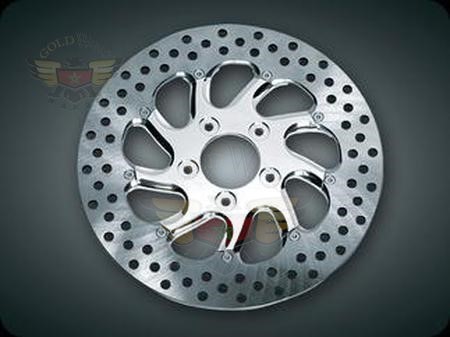 TORQUE CHROME REAR ROTOR, 