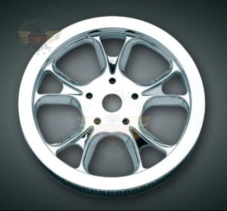 GASSER CHROME REAR BELT SPROCKET, 