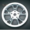 GASSER CHROME REAR BELT SPROCKET,  07 FLH MODELS