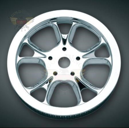 GASSER CHROME REAR BELT SPROCKET, 