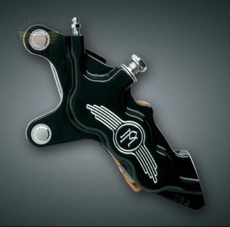 CONTRAST CUT FRONT R.H. 6 PISTON CALIPER, '00-'07 FLH MODELS