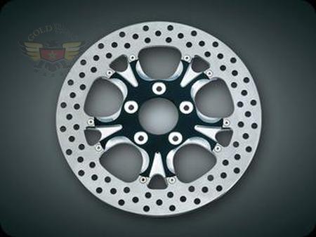 GASSER CONTRAST REAR ROTOR, '08-'09 FLH MODELS