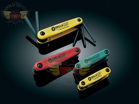 9 PC, FOLD-UP,  .050 - 3/16 HEX KEY SET