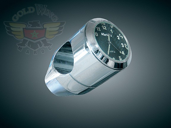 MARLIN'S BULLET BILLET THERMOMETER, BLK FACE