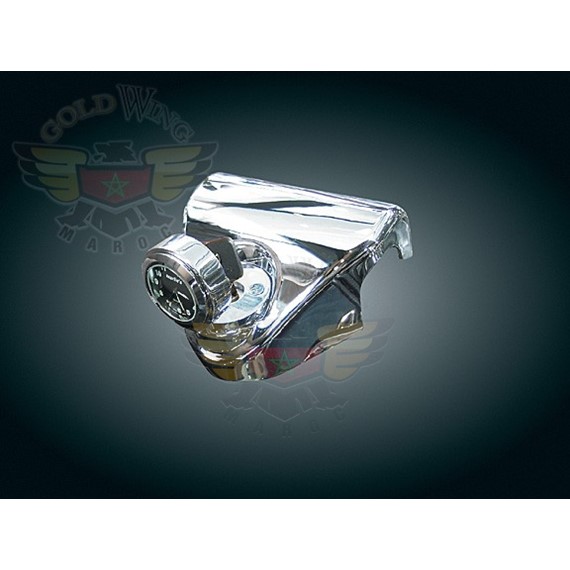 FORK LOCK FLIP CLOCK, BLK FACE