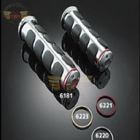 Les poignes, ISO, avec  un anneau Rouge 6181