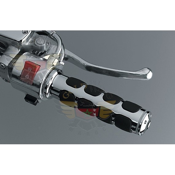 ISO GRIPS CHROME FOR VALKYRIE