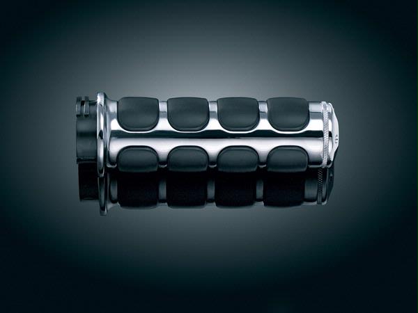 ISO GRIPS, CHROME - 08 TOURING
