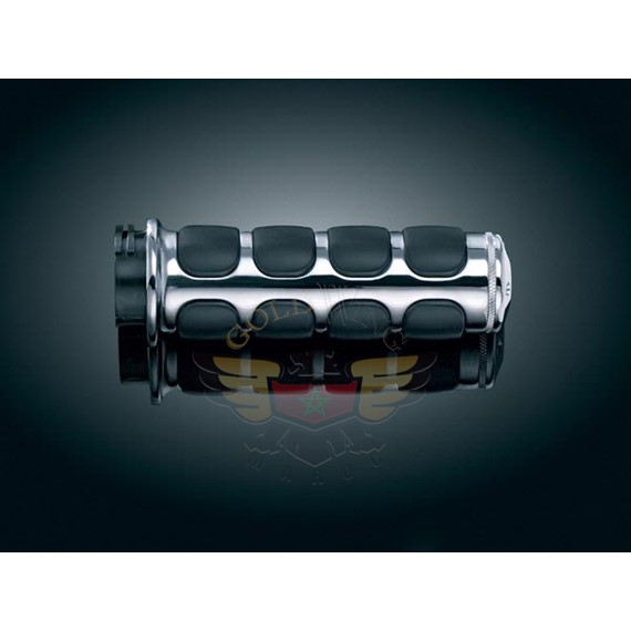 ISO GRIPS, CHROME - 08 TOURING