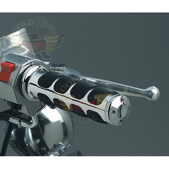 METRIC CRUISER ISO-GRIPS, CHROME