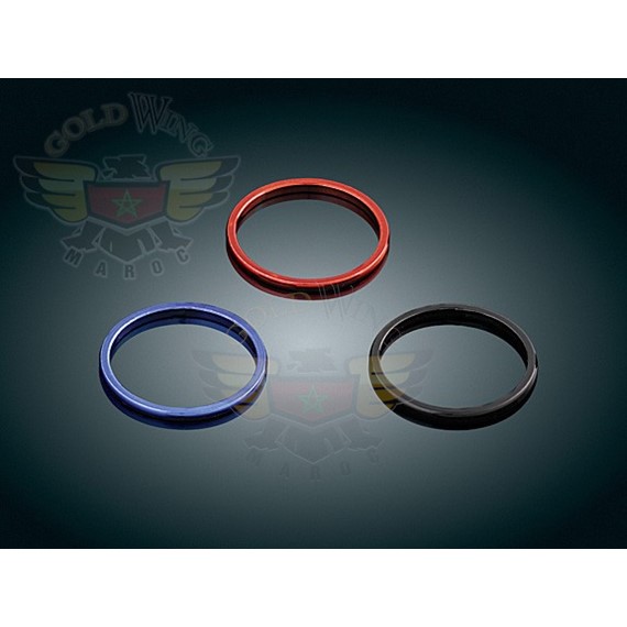 *SMOOTH ACCENT RINGS - BLACK