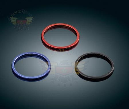 SMOOTH ACCENT RINGS - BLUE    