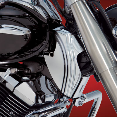 CHROME CONTOUR NECK COVERS