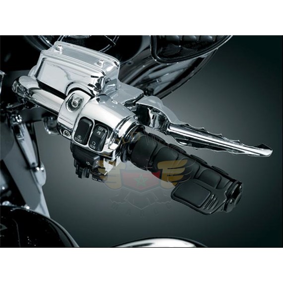 CONTOURED ISO-THROTTLE BOSS, BLK, RIGHT-CONTOURED ISO-THROTTLE BOSS, BLK, RIGHT